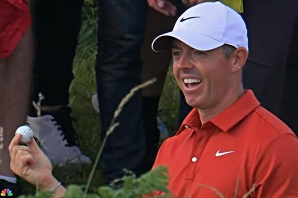 McIlroy’s Double Ball Shot at 2025 Open